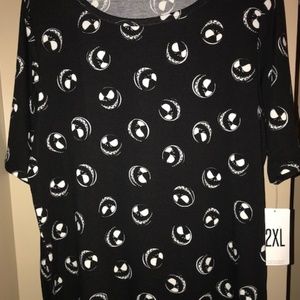 LuLaRoe Jack Nightmare Before Christmas Gigi Top